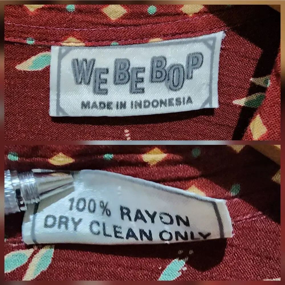 Vintage Blouse 1990s Button Down - Picture 6 of 6